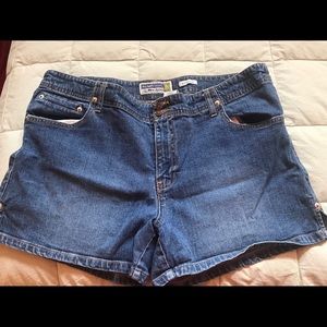 Blue jean shorts